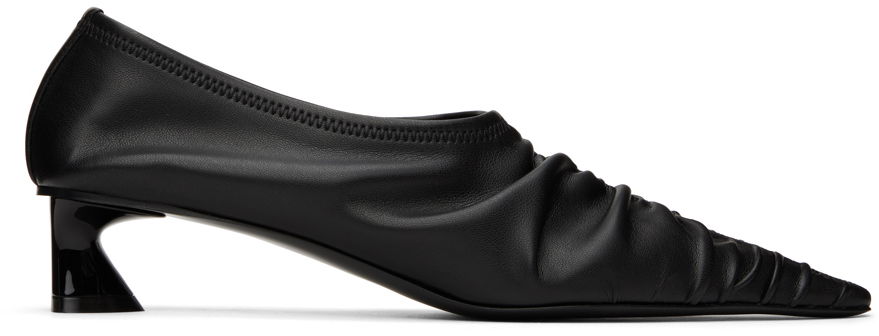 Tenisky a topánky Stella McCartney Elsa Ruched Kitten Heels Čierna | 810417W1IL0, 0