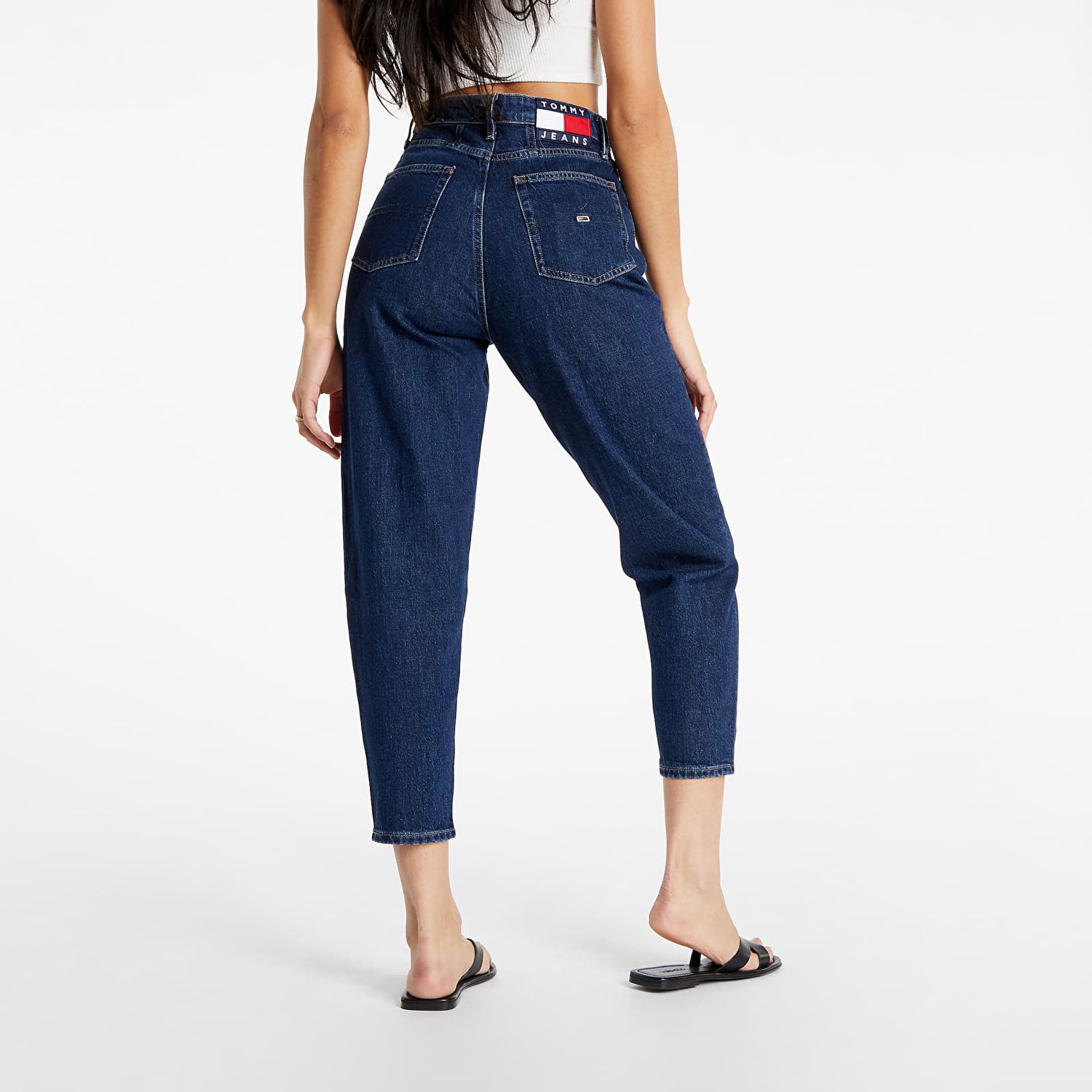 Džínsy Tommy Hilfiger Ultra High Rise Tapered Mom Jeans Navy | DW0DW10743 1BK, 1