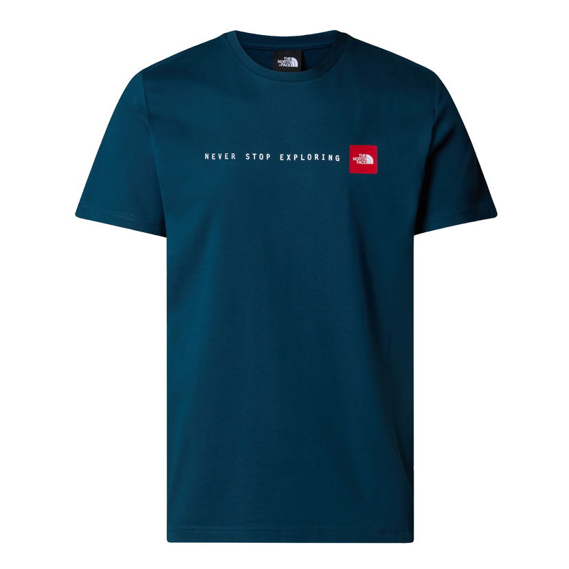 Tričko The North Face Never Stop Exploring T-Shirt Short Sleeve Modrá | NF0A87NS1NO1