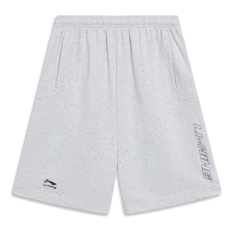 Šortky Li-Ning Graphic Straight Shorts Šedá | AKST073-3