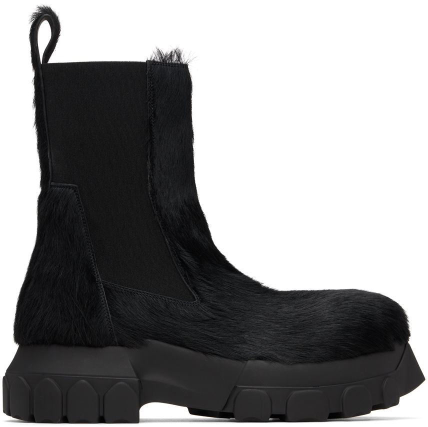 Tenisky a topánky Rick Owens Rick Owens Porterville Beatle Bozo Tractor Chelsea Boots Čierna | RU02D6881 LHL9, 0