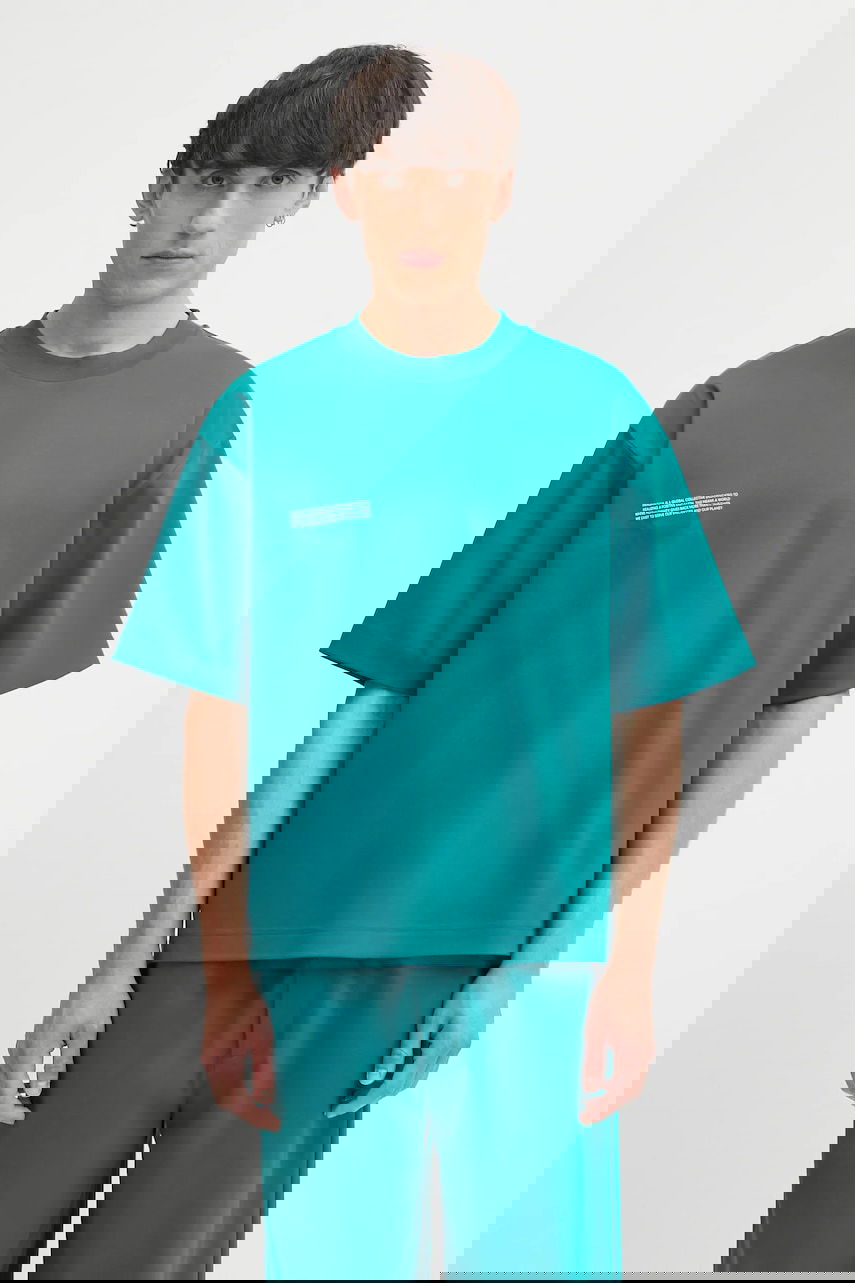 Tričko PANGAIA Pangaia DNA Oversized T-Shirt Zelené | 10002572, 0