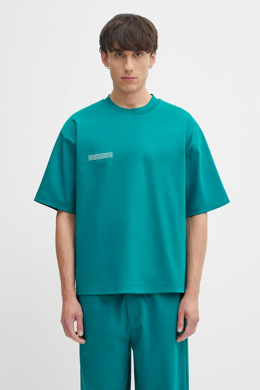 Tričko PANGAIA Pangaia DNA Oversized T-Shirt Zelené | 10002572
