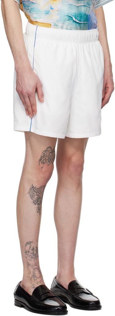 Plavky Casablanca Casablanca Midnight Acropolis Windbreaker Shorts Biela | MPS25-TR-029-01, 1