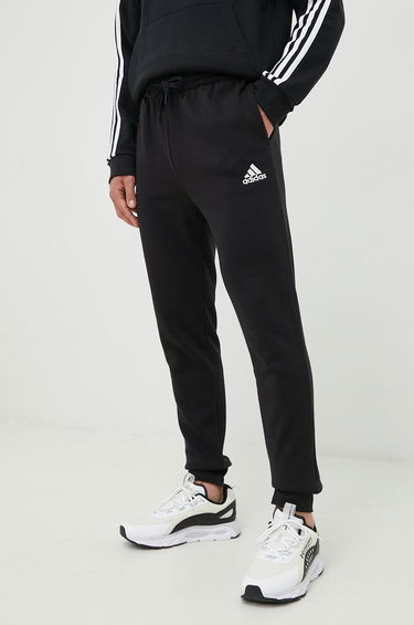 Tepláky adidas Originals Essentials Fleece Regular Tapered Pants Čierna | HL2236, 0