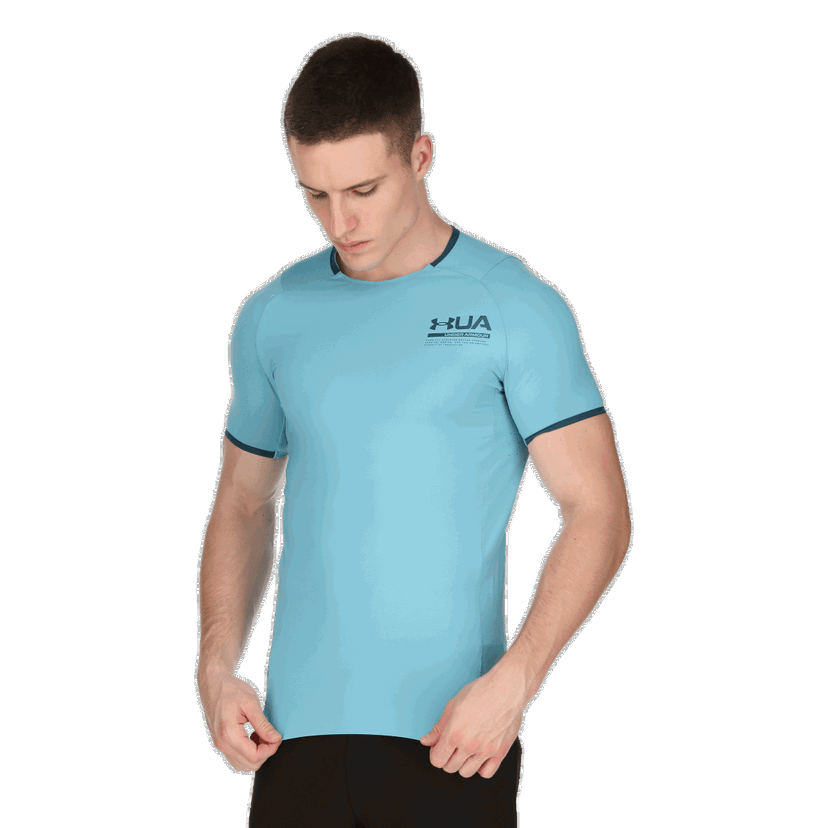 Tričko Under Armour HeatGear IsoChill Perforated Short Sleeve T-Shirt Tyrkysová | 1361424-476