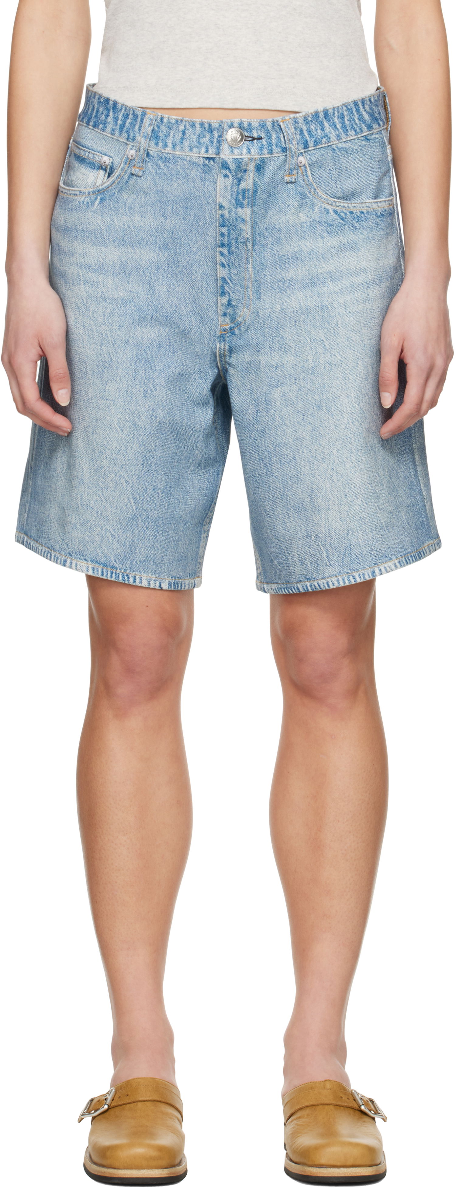 Šortky rag & bone rag & bone Miramar Ponte McKenna Shorts Modrá | WCW25S9001PT01, 0