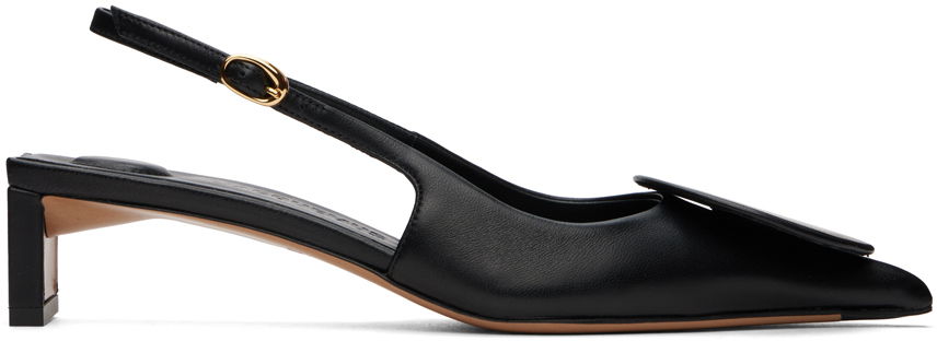 Tenisky a topánky Jacquemus Black Les Classiques 'Les slingbacks Duelo basses' Heels Čierna | 24E241FO076-3073, 0