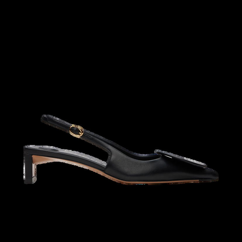 Tenisky a topánky Jacquemus Black Les Classiques 'Les slingbacks Duelo basses' Heels Čierna | 24E241FO076-3073