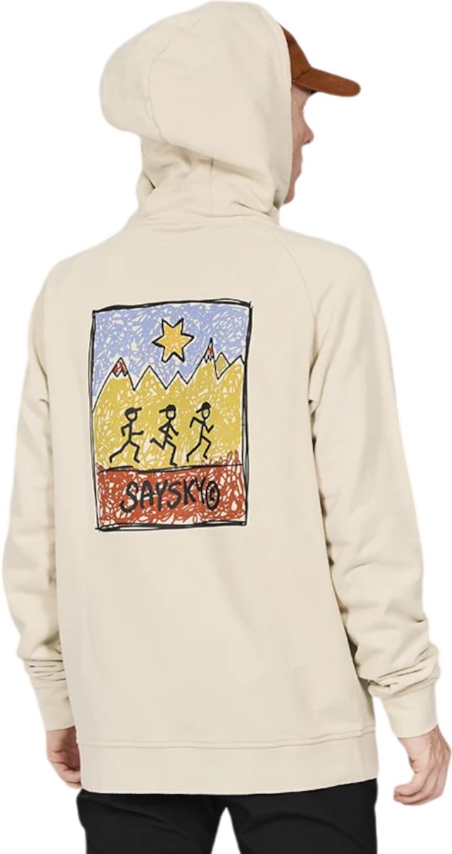 Mikina Saysky Saysky Logo Hoodie Béžová | mmlho01c103, 1