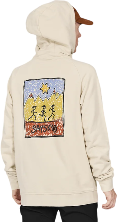 Mikina Saysky Saysky Logo Hoodie Béžová | mmlho01c103, 1