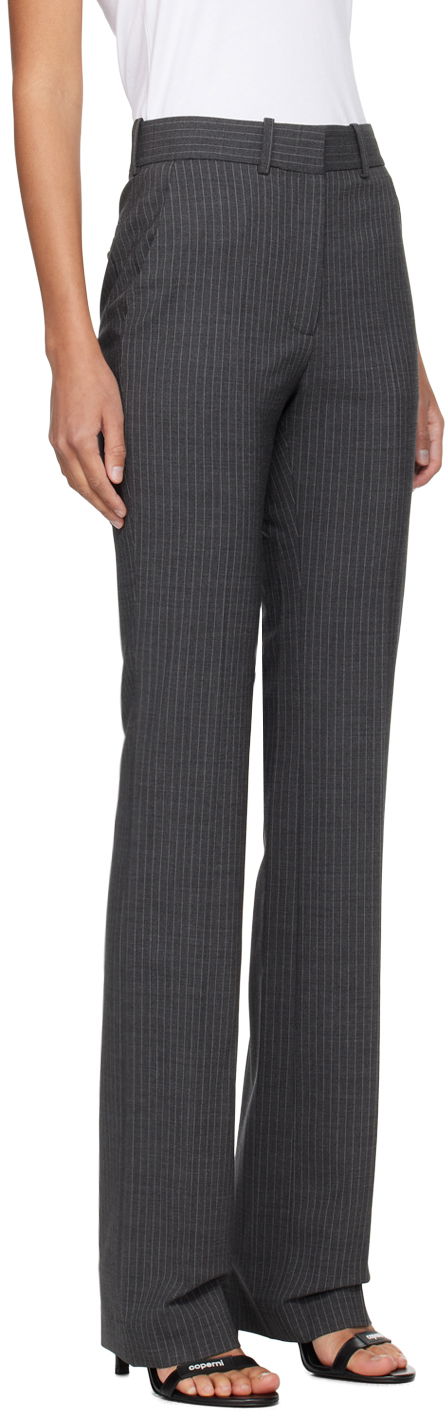 Nohavice Coperni Coperni Pinstripe Tailored Trousers Šedá | COPP76140, 1