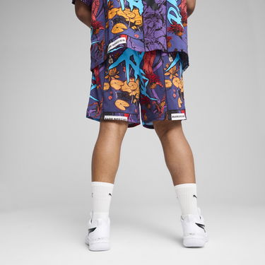 Šortky Puma Melo Phoenix Basketball Shorts Fialová | 630689_01, 3
