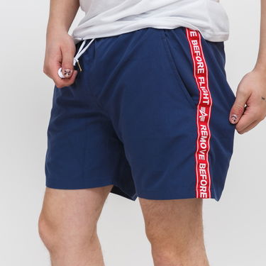 Plavky Alpha Industries RBF Tape Swim Short Čierna | 196931-435, 2