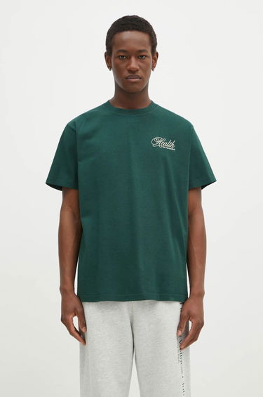 Tričko Sporty & Rich Sporty & Rich Health Script T-Shirt Zelené | TO043511078GR10, 4