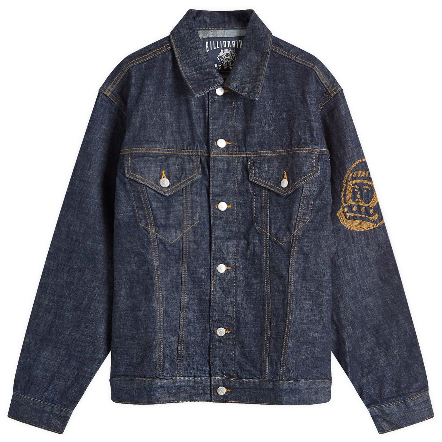 Bunda BILLIONAIRE BOYS CLUB Billionaire Boys Club Astro Selvedge Denim Jacket, Size Medium Modrá | B24204-BL, 0