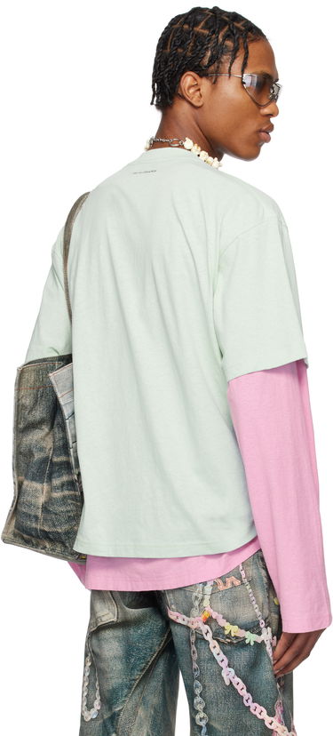 Tričko Acne Studios Acne Studios Printed T-Shirt Zelené | CL0344-, 2