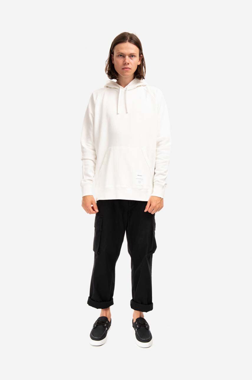 Mikina NORSE PROJECTS Kristian Tab Series Popove Biela | N20-1294-0957, 1