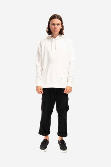 Mikina NORSE PROJECTS Kristian Tab Series Popove Biela | N20-1294-0957, 1