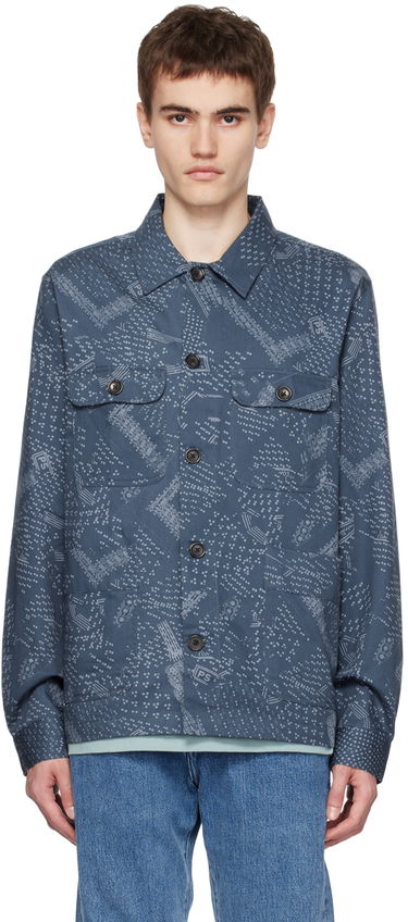 Bunda Paul Smith PS Paul Smith Bandana Print Jacket Modrá | M2R-352Y-L21842, 0