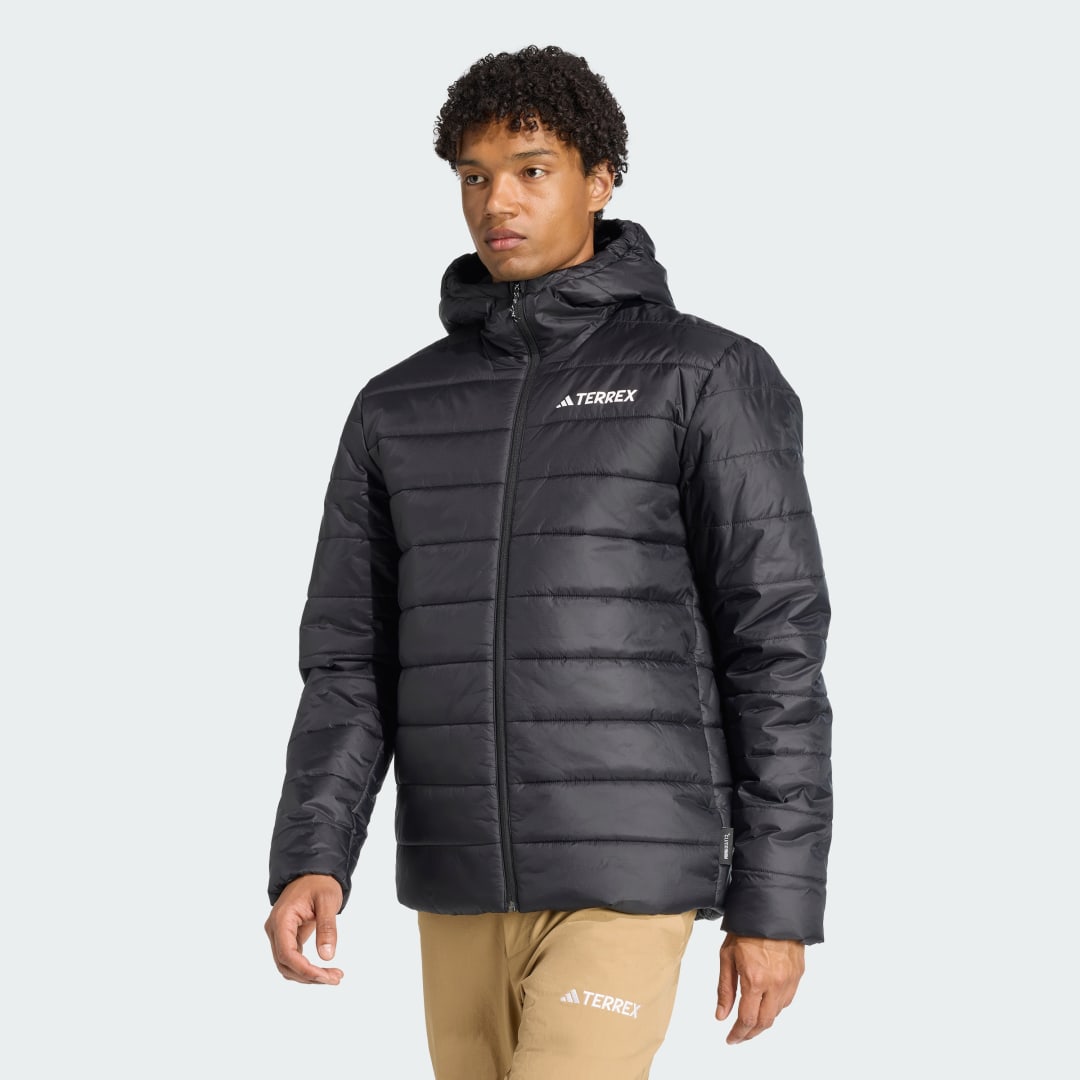 Prešívaná bunda adidas Performance Terrex Multi Essentials Climawarm Insulated Hooded Jacket Čierna | KB2183, 0