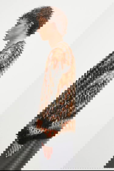 Sveter Needles Mohair Blend Paisley Cardigan Rôznofarebný | RW356, 1