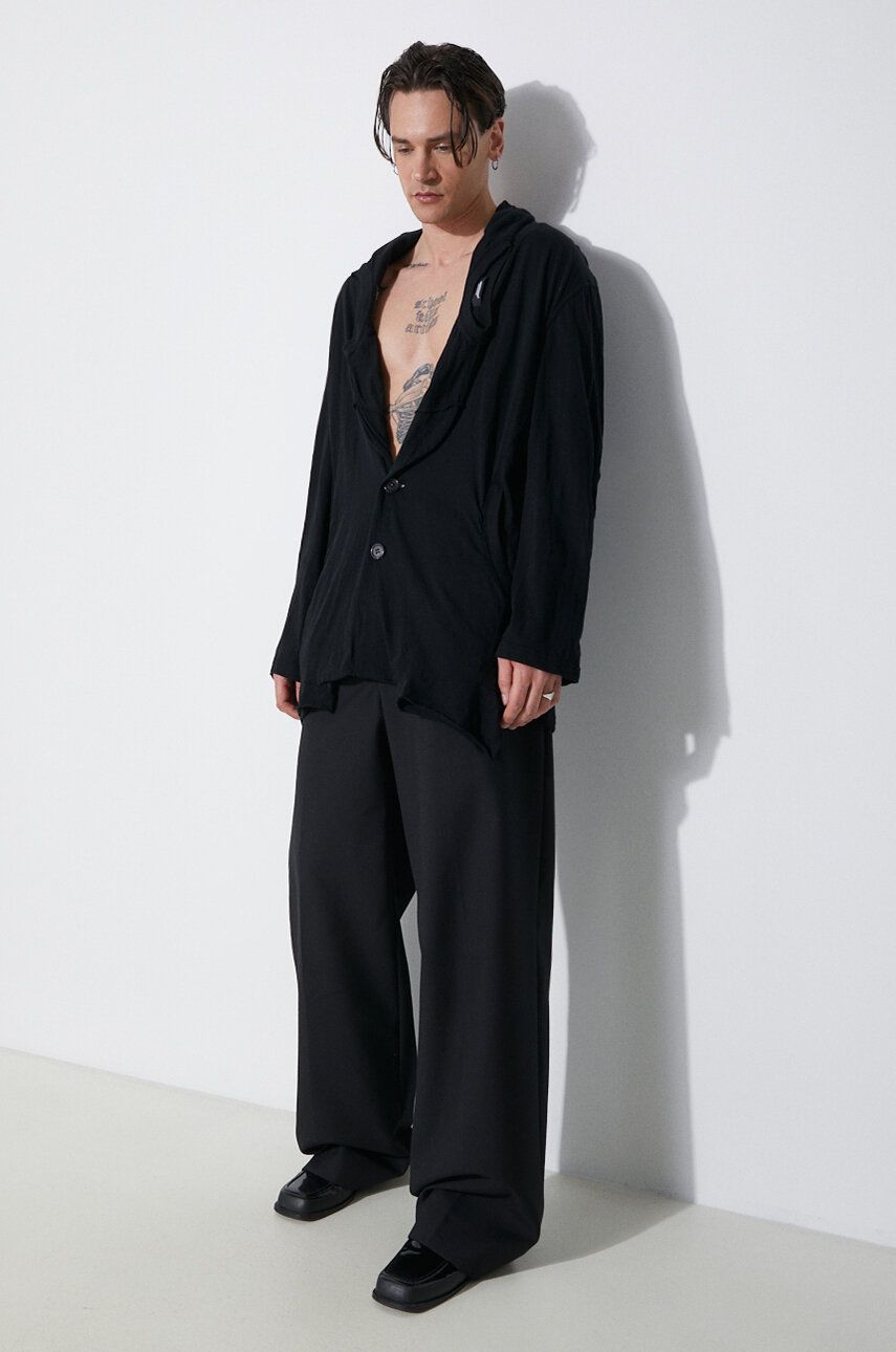Mikina UNDERCOVER Undercover Hooded Cardigan Čierna | UC1D4102, 1