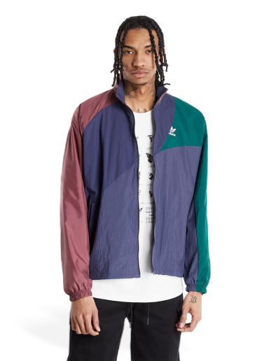 Bunda adidas Originals Adicolor Colorblock Track Top Fialová | HC4499