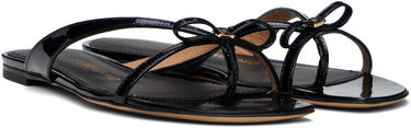Doplnky FERRAGAMO Ferragamo Thin Bow Sandals Čierna | 782937, 3