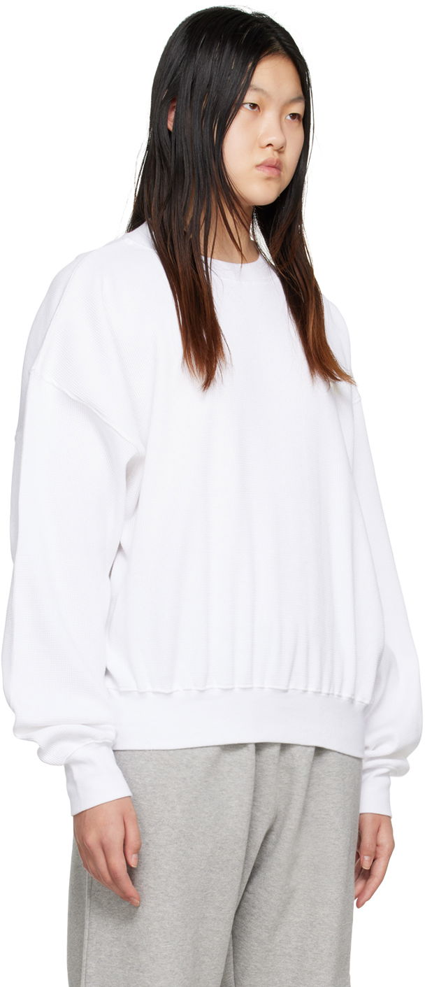Sveter We11done Crewneck Sweatshirt Biela | WD-TS3-22-798-U-WH, 1
