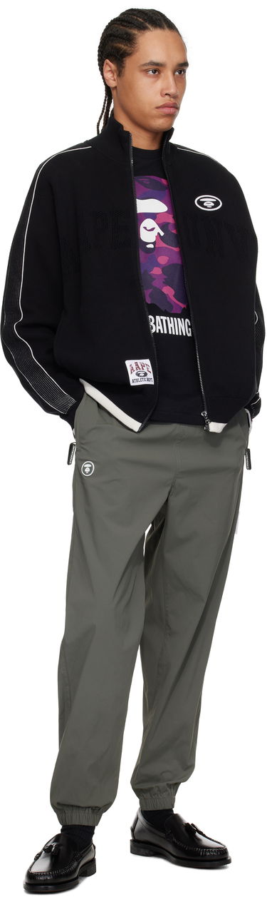 Tepláky AAPE by A Bathing Ape AAPE by A Bathing Ape 'AAPE Now' Woven Sweatpants Zelené | AAPPTMB664XXOKHE, 3