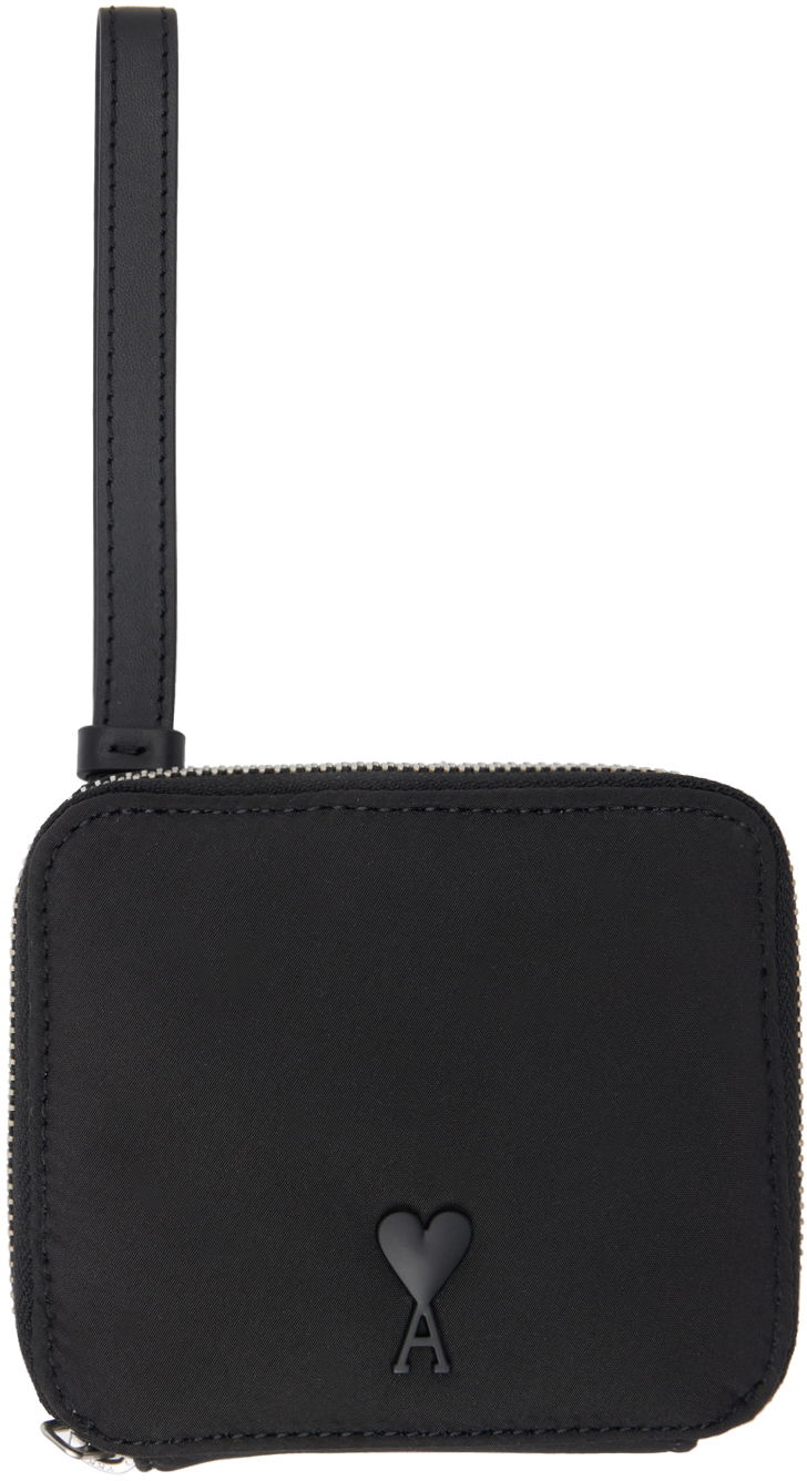 Peňaženka AMI Paris Black de Coeur Wallet Čierna | USL204.AW0021, 0