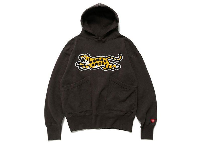 Mikina Human Made Tiger Graphic Print Hoodie Čierna | HM24CS027, 0