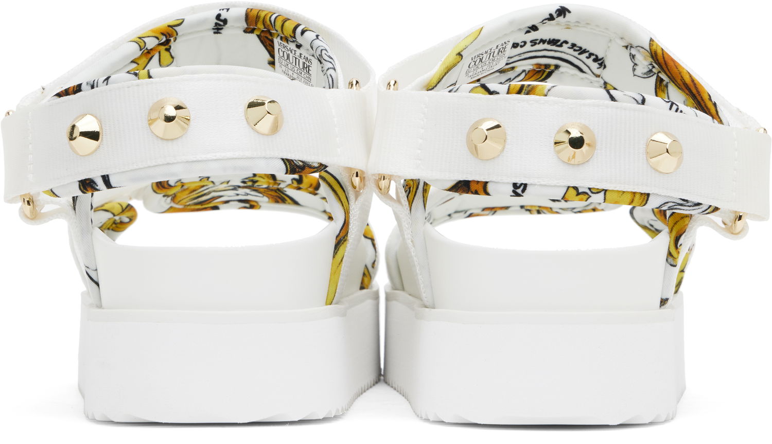 Tenisky a topánky Versace Versace Jeans Couture Beach Sandals Biela | E78VA3SM2_EZS187, 1