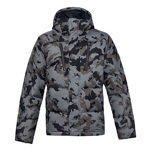 Prešívaná bunda Under Armour Sportstyle Fleece Down Jacket Šedá | 1355853-002