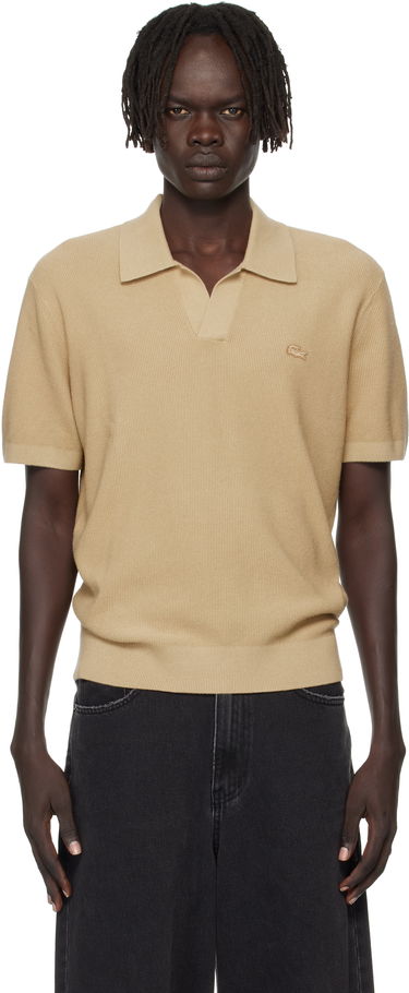 Polo tričko Lacoste Lacoste Open Collar Polo Béžová | AH5186_02S, 0