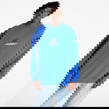 Mikina adidas Performance adidas Equipment Wash Crewneck Sweatshirt Modrá | JC8223, 0