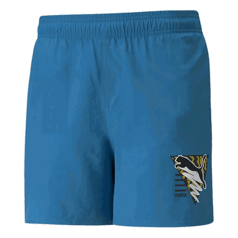 Šortky Puma SUMMER CAT GRAPHIC WOVEN SHORTS 5" Modrá | 848577-48