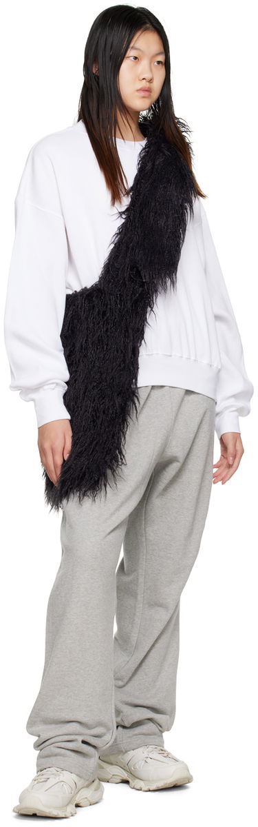 Sveter We11done Crewneck Sweatshirt Biela | WD-TS3-22-798-U-WH, 3