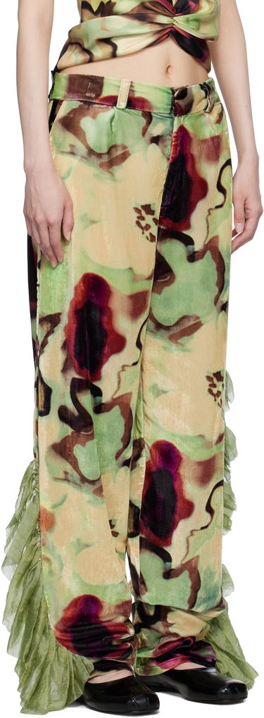 Nohavice Collina Strada Collina Strada Dante Ruffle Trousers Rôznofarebný | XX6026, 1