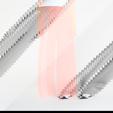 Nohavice adidas Performance Off Placed 3-Stripes Wide Leg Pants Ružová | JW3621, 4