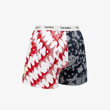 Boxerky Tommy Hilfiger x Aries Cotton Woven Boxer Červená | UM0UM02953 0KD, 1