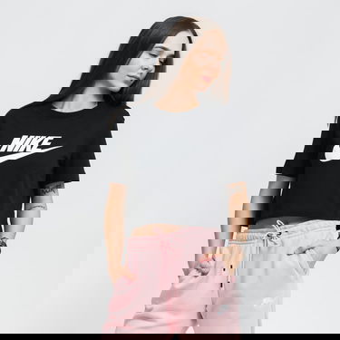 Tričko Nike NSW Essential Cropped Logo W Čierna | BV6175-010, 0