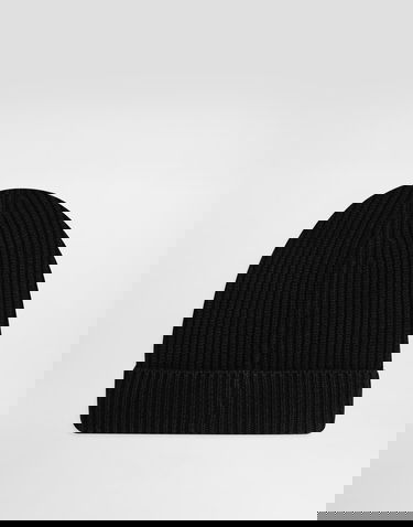 Kulicha Dolce & Gabbana Ribbed Wool and Cashmere Hat Onesize Čierna | FXL68TJFMU9N0000, 1