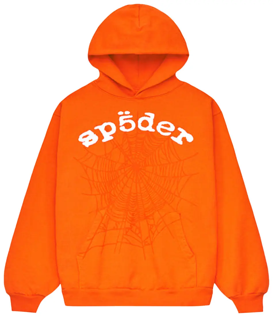 Mikina Sp5der Legacy Hoodie S Oranžová | M01SS001W2OW, 0