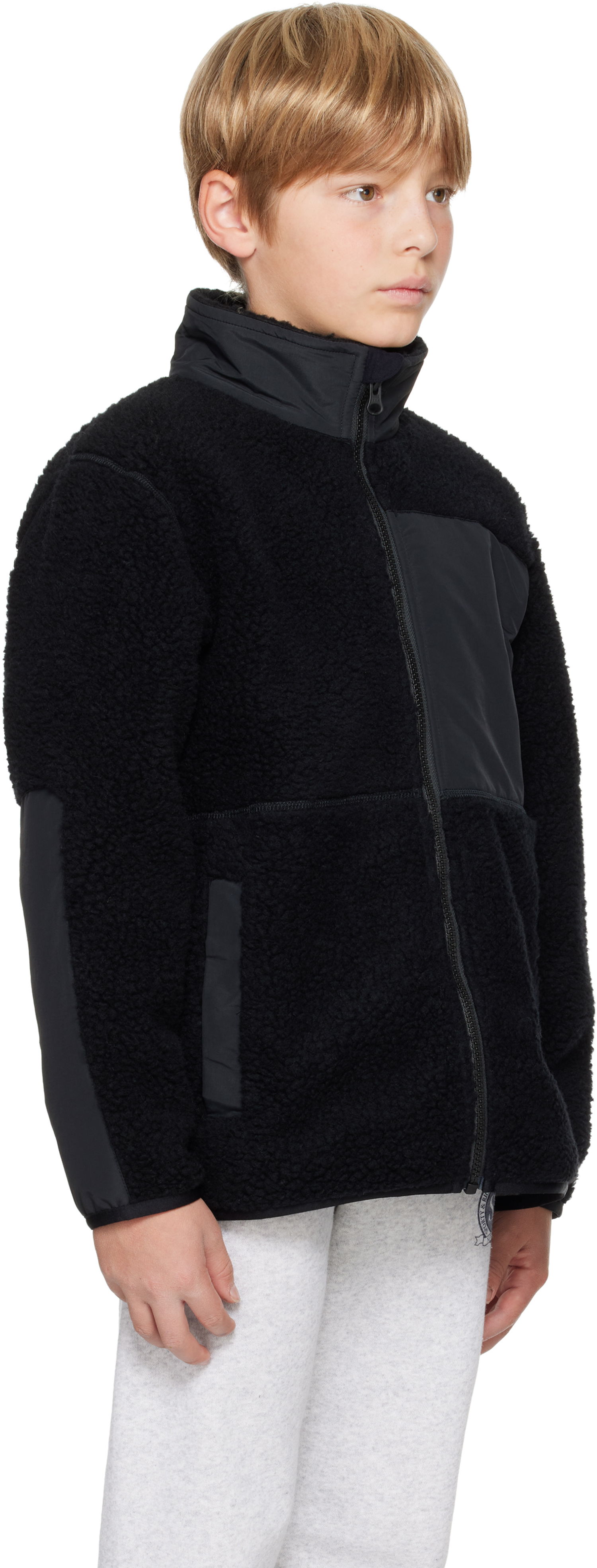 Bunda Canada Goose Kids' Simcoe Zip-Up Fleece Sweater Čierna | 7083Y, 1