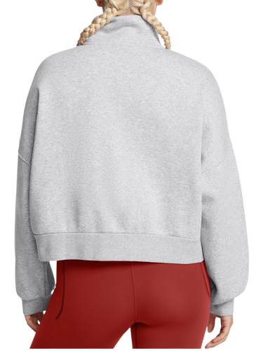 Sveter Under Armour Under Armour Icon Fleece Half Zip Cropped Sweatshirt Šedá | 1386460-011, 1