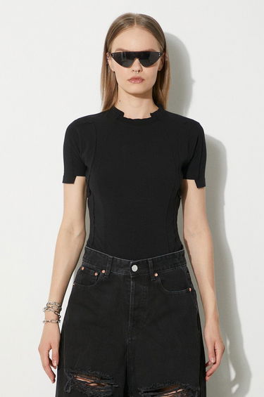 Tričko VETEMENTS VETEMENTS Blackout Cut-Up Fitted T-Shirt Čierna | UE64TR100B, 0