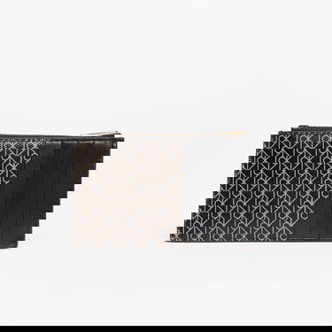 Peňaženka CALVIN KLEIN Calvin Klein Emblem Aop Top Zip Cardholder Čierna | LV04F1084G 2XA, 2