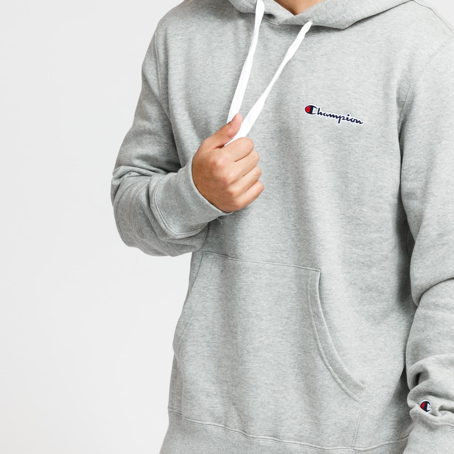 Mikina Champion Hooded Sweatshirt Šedá | 214780 F20 EM031 NOGM, 1